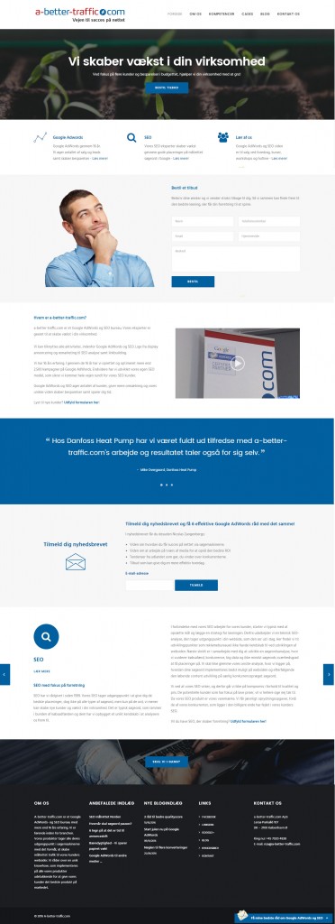 Wordpress website til a-better-traffic.com