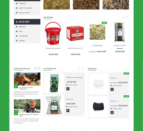 Woocommerce webshop til Dangro.com