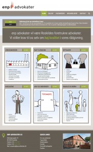 enp-advokater - wordpress website