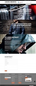 Kampagnewebsite til Carlsens demoshop