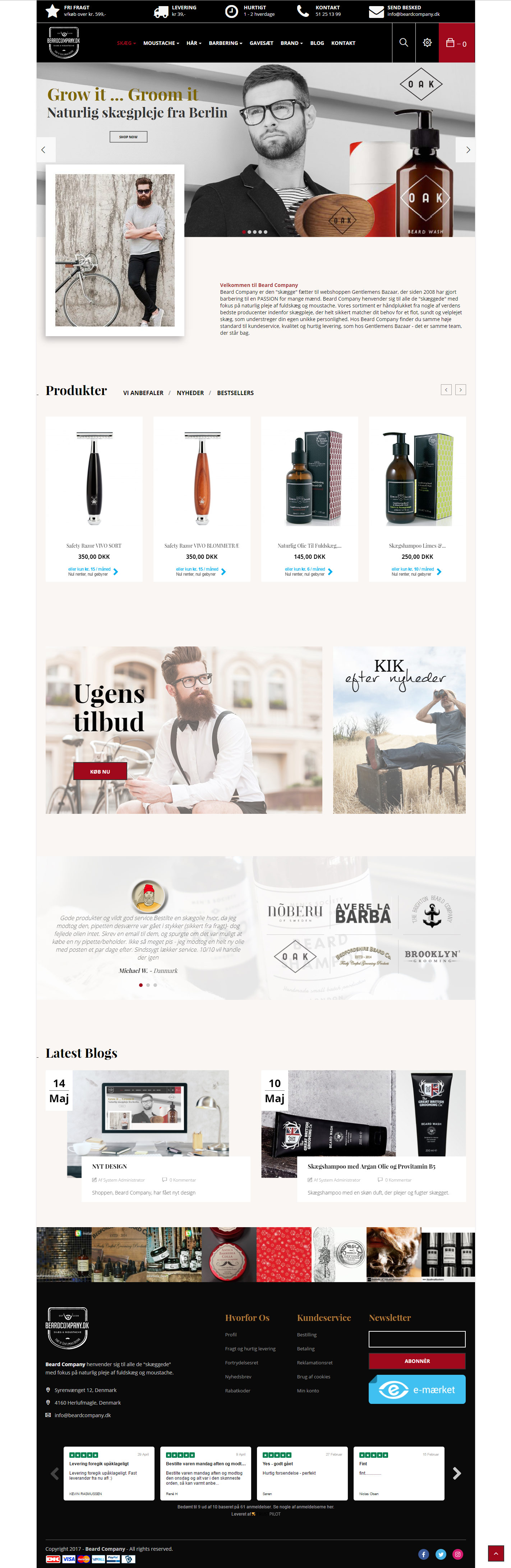 Prestashop 1.7 til beardcompany.dk