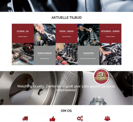 E-parts Magento webshop